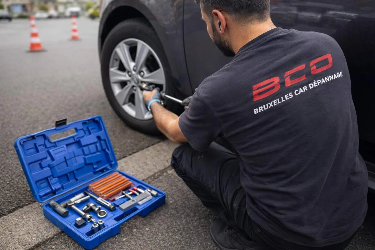 Équipe professionnelle dépannage