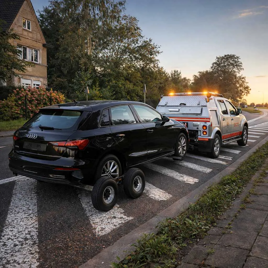 Car breakdown team available 24/7 in Brussels area