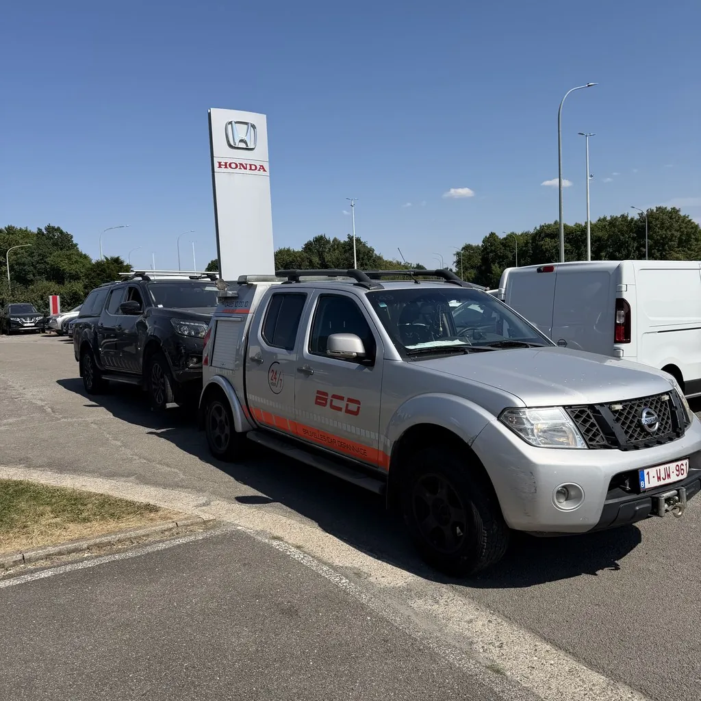Remorquage d'un 4x4 par Bruxelles Car Dépannage